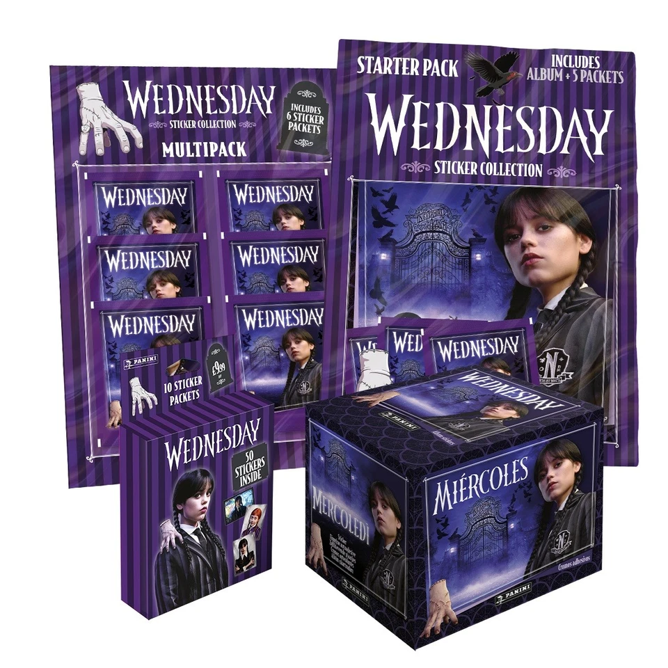 Panini Wednesday 2 Here We Woe Again Sticker Collection - Image 1 of 1