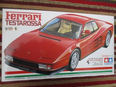Kit modellino auto Tamiya 1/24 Ferrari Testarossa nuovo sigillato - Immagine 1 di 2