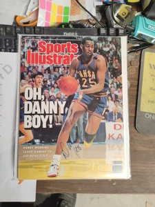 Sports Illustrated Danny Manning Sports Illustrated Signed Cover On Foam - Picture 1 of 7