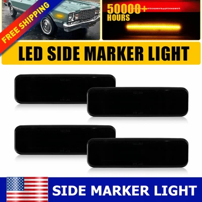 Para Dodge D100 D150 D250 D350 W100 W150 W250 W350 W450: luz de señalización lateral*4 Foto 1 de 4