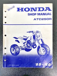 Honda '85-86 ATC250R Shop Manual *OEM *Good Used Condition - Picture 1 of 3