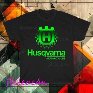 Brand New Husqvarna logo American T-Shirt Funny Size S to 5XL - Picture 1 of 5