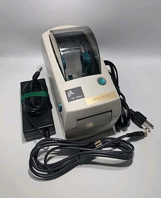 Zebra LP2824 Compact Thermal Barcode Label Printer Ethernet POWERS ON - Image 1 of 2
