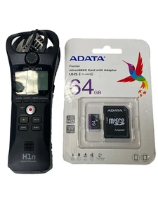 Zoom H1n Portable Handy Recorder with Microphone - Black with 64G Memory Card! - Picture 1 of 9
