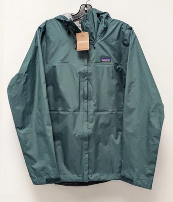 Jaqueta de chuva Patagonia feminina Torrentshell 3L 85246 grande - verde cascata - Imagem 1 de 4
