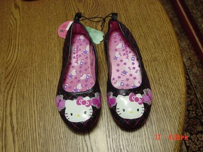 Sapatilhas da moda glitter para meninas Hello Kitty leia MEDIDAS! NÃO CRIANÇAS PEQUENAS - Imagem 1 de 3