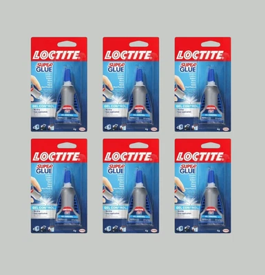 HENKEL LOCTITE  Gel Control no Drip Easy Application Super Glue 234790 (6 PACK) - Image 1 of 2