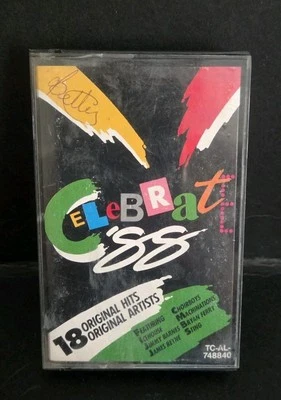 Vintage Cassette Tape Celebrate 88 18 Original Artists Compilation 1988. - Image 1 of 3