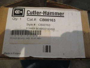 Cutler Hammer CB00163 SV9000 Power Board Style 7.5CXS5 **NUEVO EN CAJA** - Imagen 1 de 2