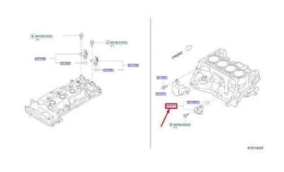 NISSAN JUKE F15 Kurbelwellenpositionssensor 237311KT5A NEU ORIGINAL - Image 1 of 2