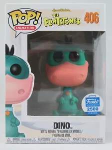 Animation Funko Pop - Dino (Green) - The Flintstones - Limited to 2500 - No. 406 - Picture 1 of 12