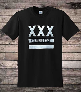 Straight Edge Hardcore Punk T-shirt - Picture 1 of 2