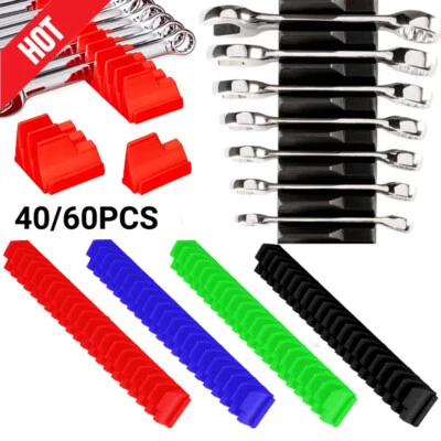 Magnetic Spanner Organiser Holder - Wrench Rack Stand Mechanic Toolbox Drawer