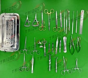 Blepharoplasty Instruments Set of 30 PCs Eye Surgery Set Plastic Surgery - Picture 1 of 4