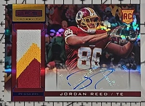 Jordan Reed 2013 Rookies and Stars Longevity Sapphire Patch Auto #213 16/25 - Bild 1 von 2