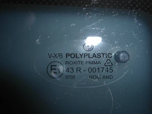 HOBBY POLYPLASTIC WINDOW 500MM x 500MM ROXITE 43R 001745 MOTORHOME CARAVAN - Picture 1 of 4