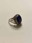 Antique 14k lapis seed Pearl ring