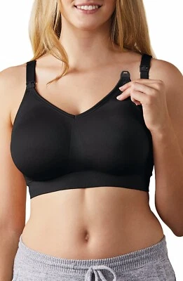 BRAVADO 1401 BA BODY SEDA SIN COSTURAS ENFERMERÍA MATERNIDAD SUJETADOR NEGRO TALLA GRANDE NUEVO SIN ETIQUETAS Foto 1 de 4