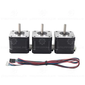 Motor paso a paso Nema 17 1,7 A 44 Ncm (62,32 oz. pulgadas) para extrusora de impresora 3D CNC 1-5 PIEZAS - Imagen 1 de 24
