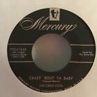The Crew Cuts    45 Single  Crazy Bout You Baby   Angela Mia