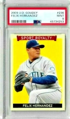 2009 Upper Deck Goudey Felix Hernandez PSA 9 Foto 1 de 2