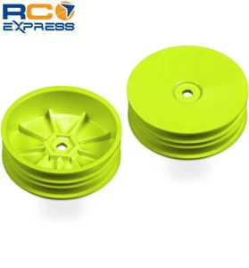 Xray 2WD Front Slip Wheel Aerodisk w Narrow Offset - yellow (2) XRA329914-Y - Picture 1 of 1