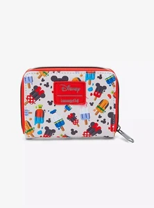 Loungefly Disney Mickey Mouse & Friends Popsicle Wallet Zip Around - Picture 1 of 3