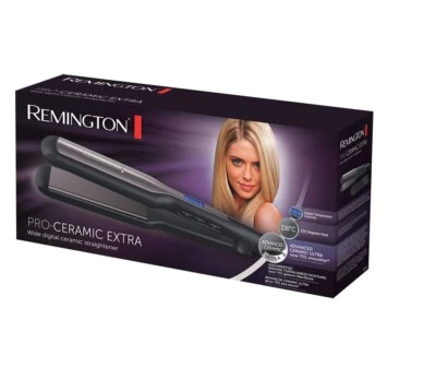 Remington S5525 Pro Ceramic Extra Wide Plates Hair Straightener - Brand New
