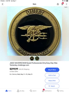 Coin, Challenge, Quiet Professional, JSOC, Navspecwarcen - Bild 1 von 4