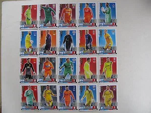 Match Attax 2014 2015 Goalkeepers Base Cards Barclays Premier League English - Picture 1 of 21