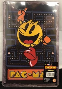 Pac Man Retro inspiriertes Blechschild *NEU* - Bild 1 von 2