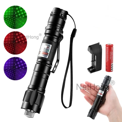 TIEIRTS 5000M Grün starker Gypsophila Laserpointer Outdoor-Taschenlampe wiederaufladbar