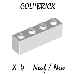 Lego 3010 - 4x Briques / Brick 1x4 - Blanc / White - lot kg - New Neuf - Imagen 1 de 1