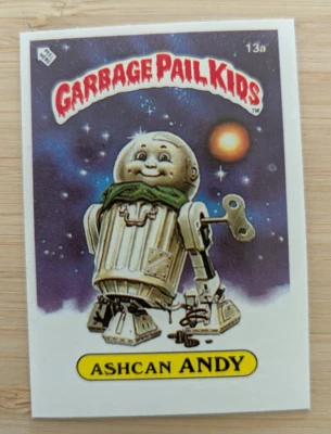 Garbage Pail Kids Topps 1985 UK Series 1 ~ 13a Ashcan Andy - Image 1 of 2