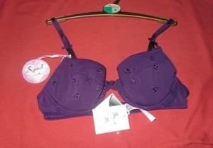 BHS SPIRIT PURPLE LIGHTLY PADDED UNDERWIRED 34A BRA BNWT - Picture 1 of 2