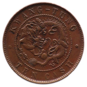 10 CASH 1900-1906 CHINA / CHINA KWANG-TUNG - Guangxu - Guangdong 01 - Bild 1 von 2
