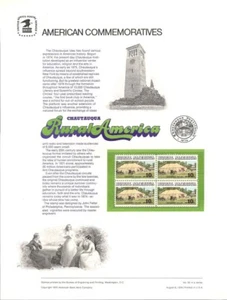 Panel de estampillas conmemorativas #36 10c Chautauqua Rural #1505 USPS - Imagen 1 de 1