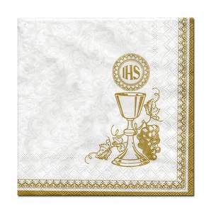 4 Motivservietten Servietten Tovaglioli Napkins Kirchlich Kelch (541) - Picture 1 of 1