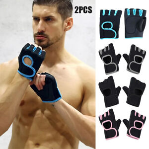 Half Finger Fitness Cycling Gloves Bicycle Sports Gym Weight Lifting ZF