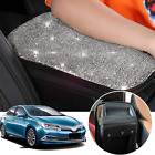 Bling Rhinestone Car Center Console Cover Auto Armrest Cushion Pad Protective