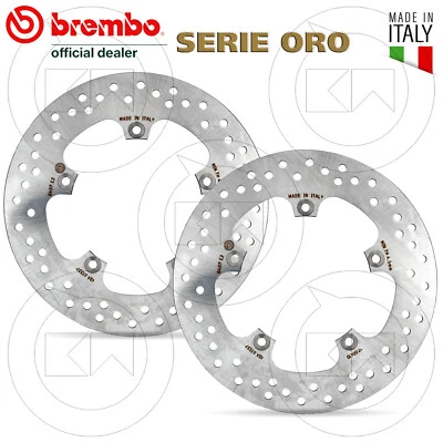 COPPIA DISCHI FRENO BREMBO ANTERIORI YAMAHA YP MAJESTY 400 2011 Foto 1 de 2