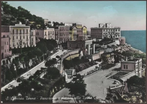 cartolina S.CESAREA TERME panorama e discesa alle terme - Picture 1 of 1