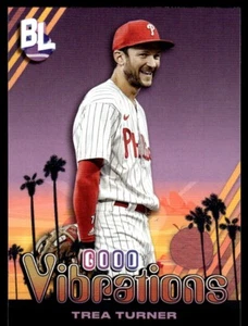 Carta Trea Turner 2024 Topps Big League buone vibrazioni #GV-16 Philadelphia - Foto 1 di 2
