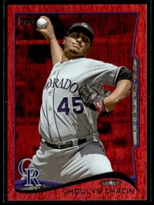 2014 Topps Red Foil Jhoulys Chacin Colorado Rockies #69 - Picture 1 of 2