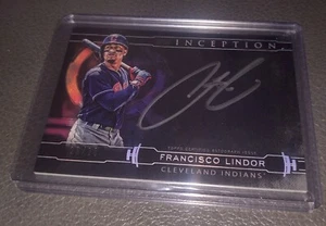 2019 Topps Inception Silver Signings #SS-FL Francisco Lindor Autographed 26/30 - Picture 1 of 9