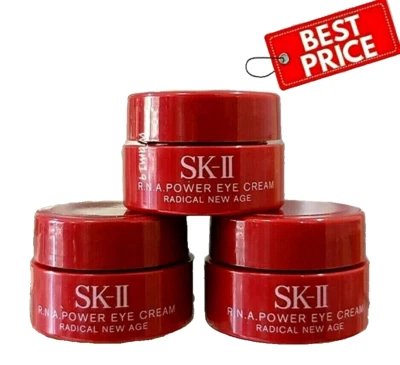 Lote de 3 SK-II R.N.A. Power Eye Cream Radical New Age 2,5 g = 7,5 g NUEVO EN CAJA Foto 1 de 4