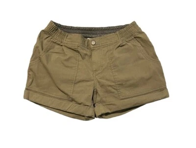 Pantalones cortos elásticos de algodón verde Mountain Hardwear para mujer talla 2 Foto 1 de 4