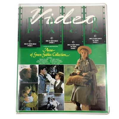 Anne Of Green Gables & Sequel Collection with Megan Follows VHS 4 Cassette Tapes - Image 1 of 4