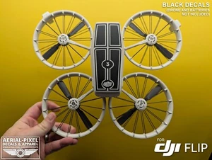 DJI Flip Racing Stripes With Battery Decals Number #1-3 Sticker Skin - Picture 1 of 23