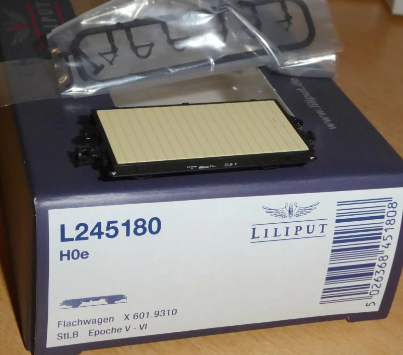 Liliput L245180 Flachwagen 2-achsig der STLB